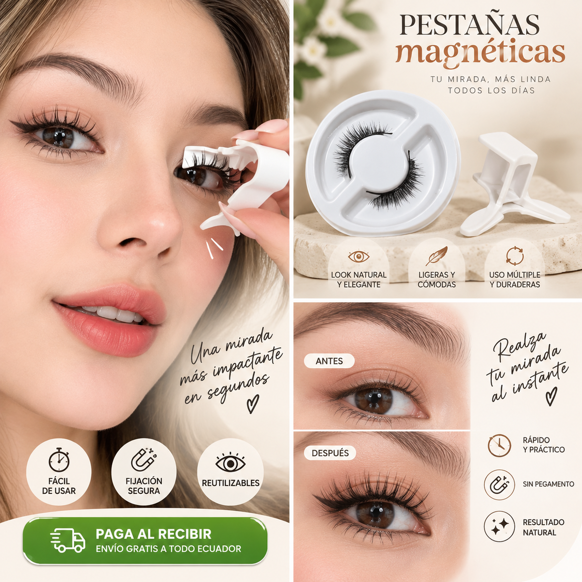 Pestañas Magnéticas