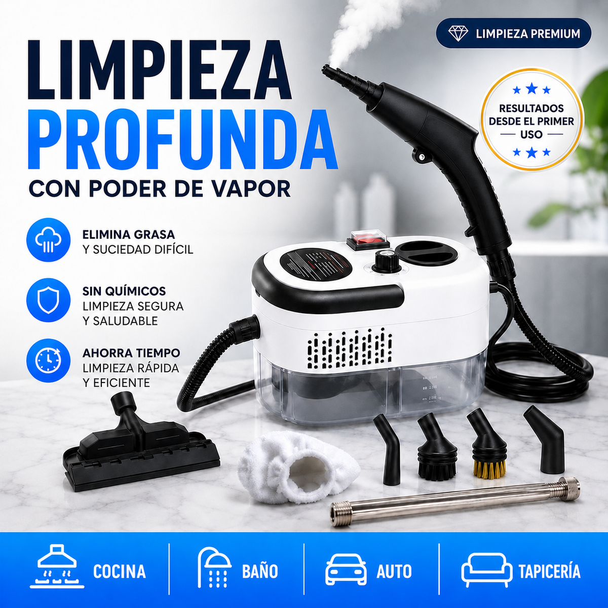 Limpiador a vapor